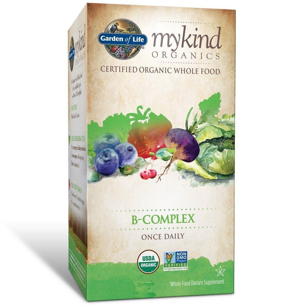 Garden of Life mykind Organics - Vitamin B-Complex Once Daily - 30 Vegan Tablets