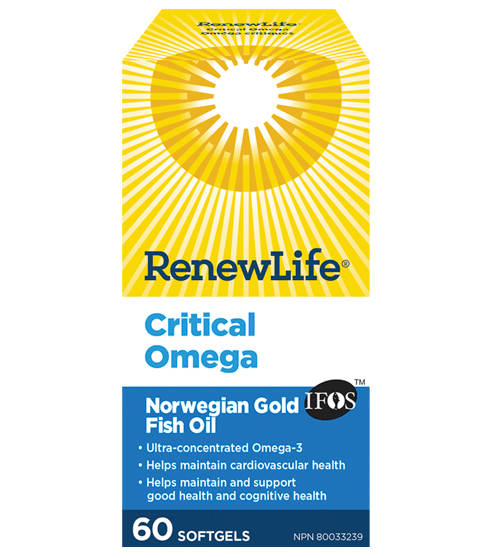 Renew Life NG Critical Omega 60 Softgels