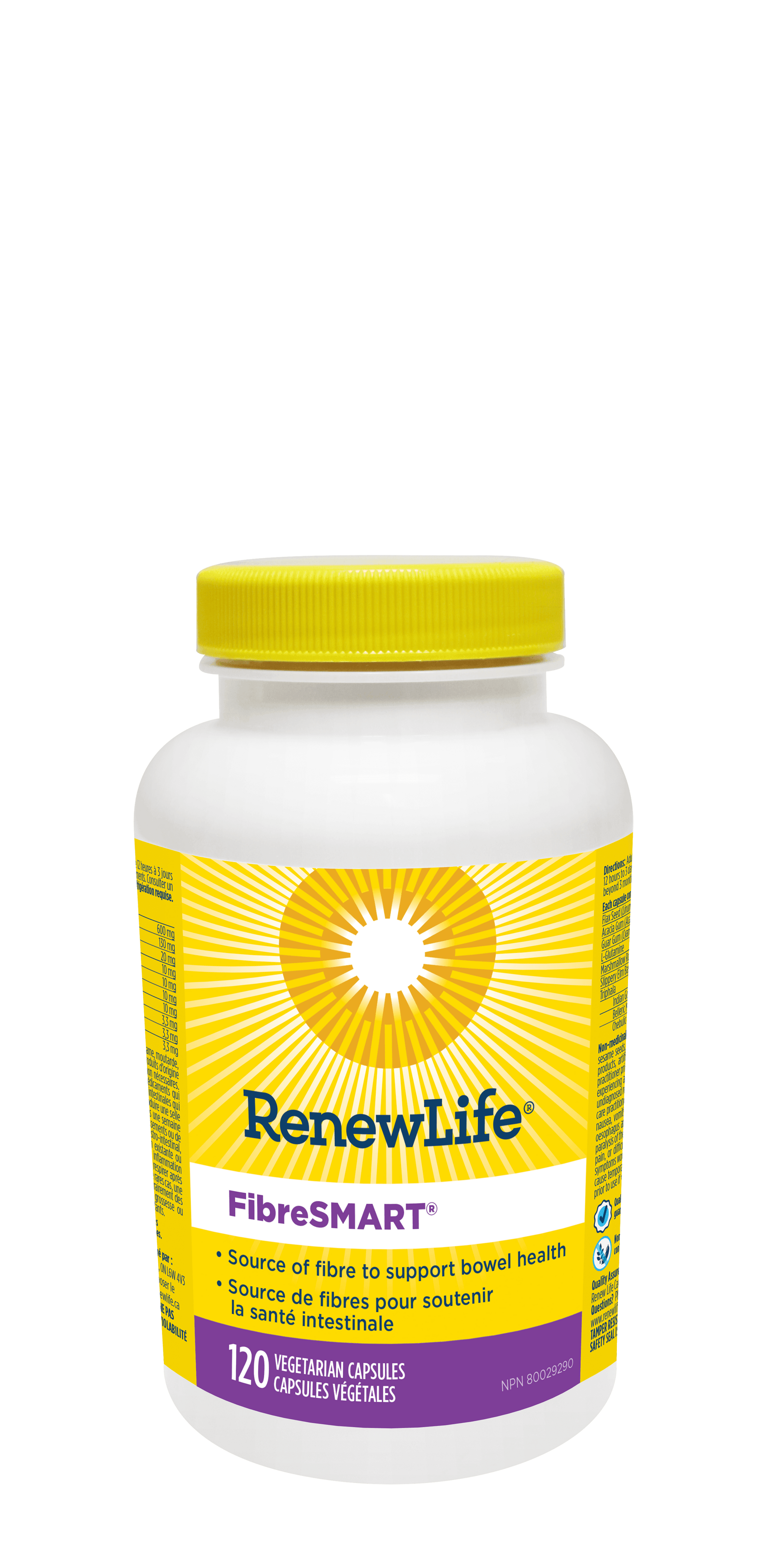Renew Life FibreSMART Digestive Support 240 Vegan Capsules