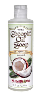 NutriBiotic Unscented Pure Coconut Oil Soap - 236ml