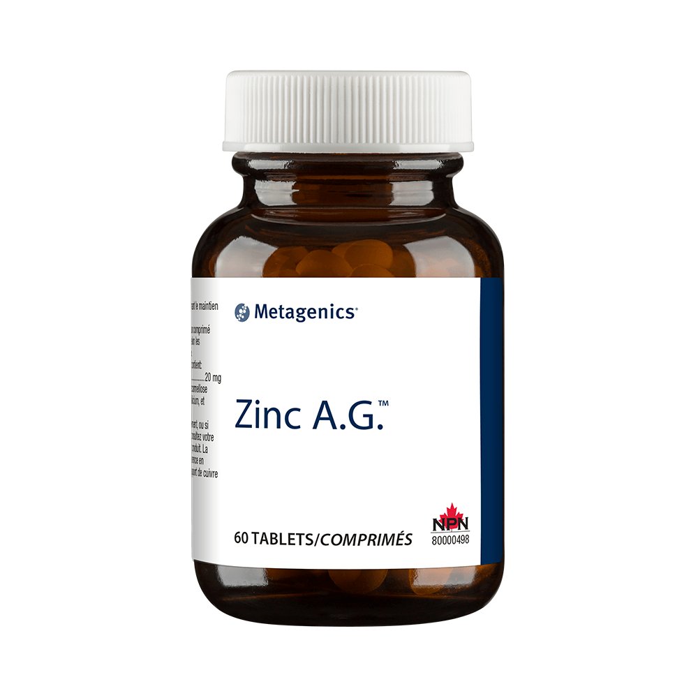 Metagenics Zinc A.G. (Dietary Supplement) - 60 Tablets