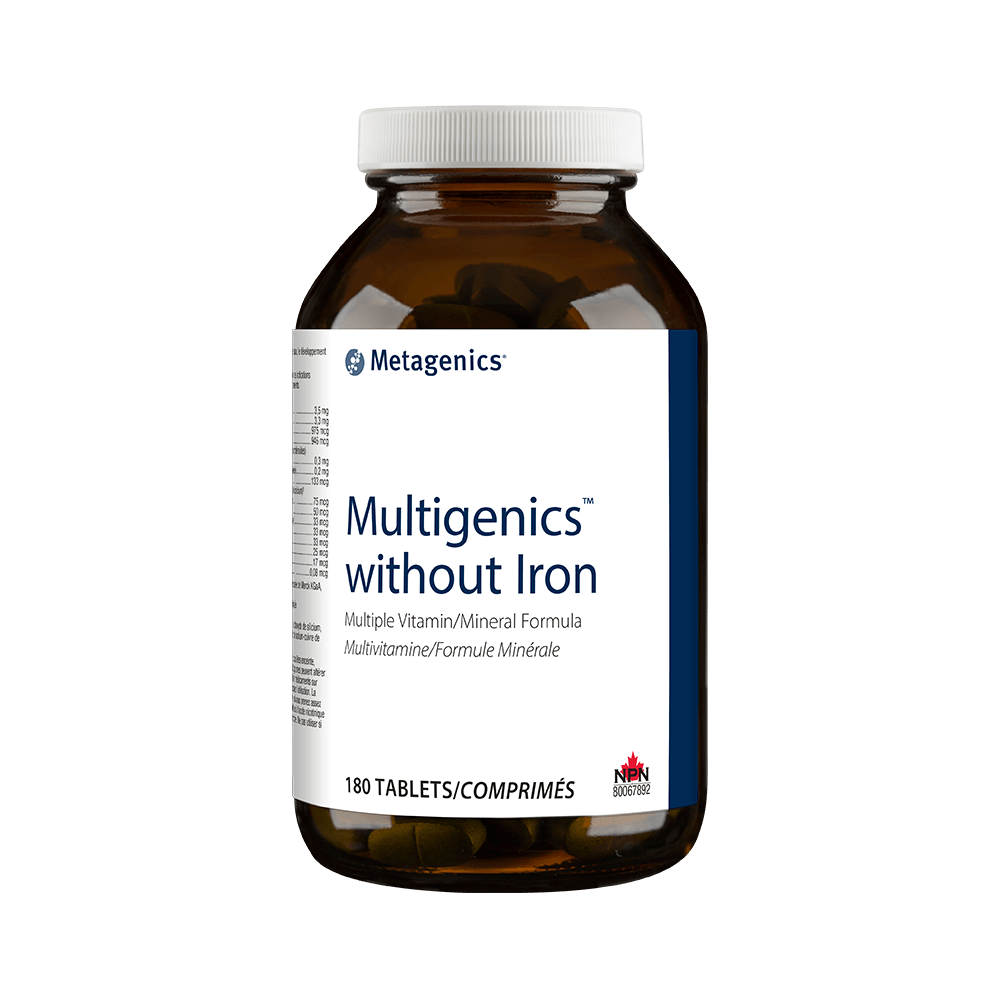 Metagenics Multigenics without Iron - 180 Tablets