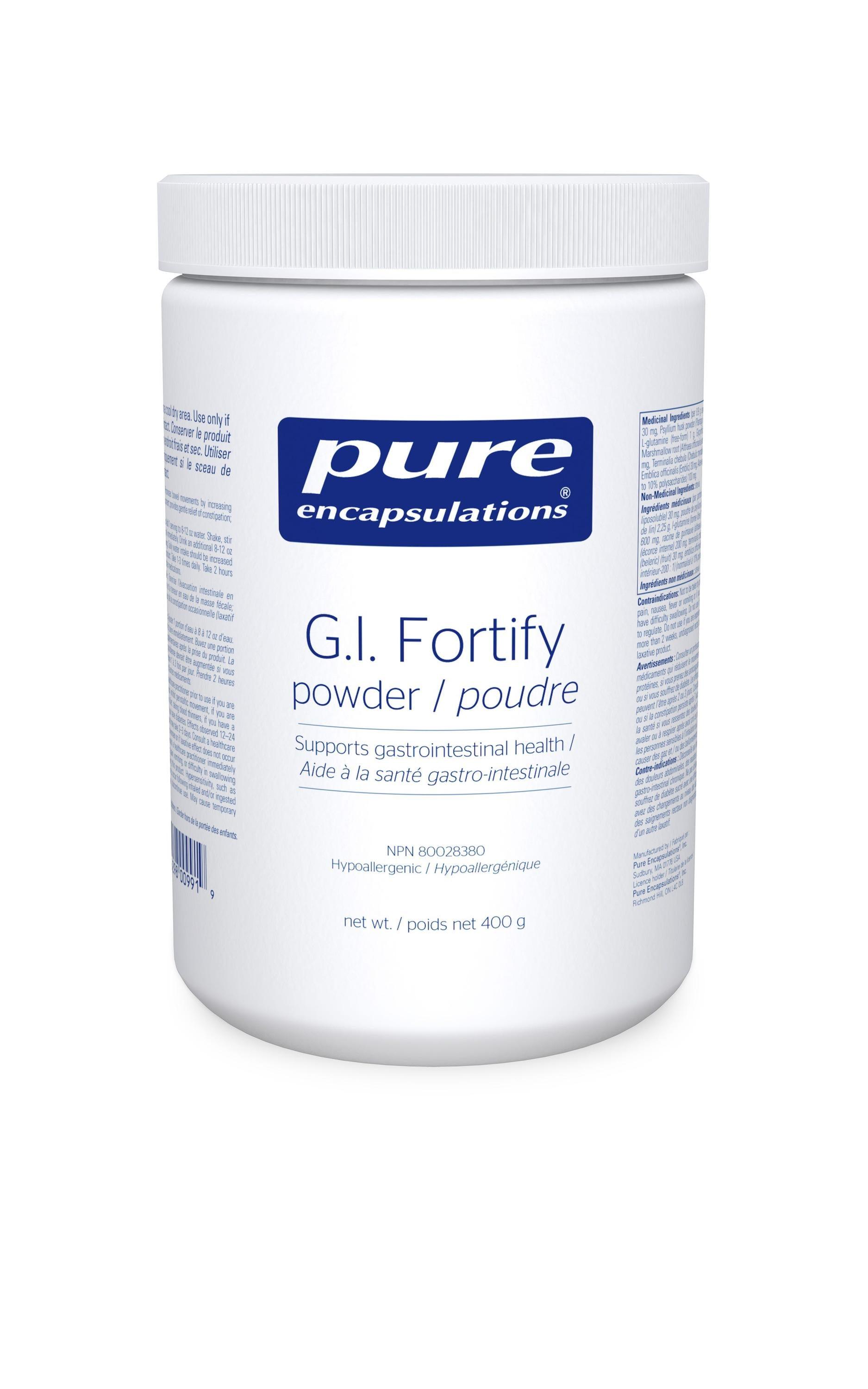 Pure Encapsulations G.I. Fortify Digestive Health, 400g