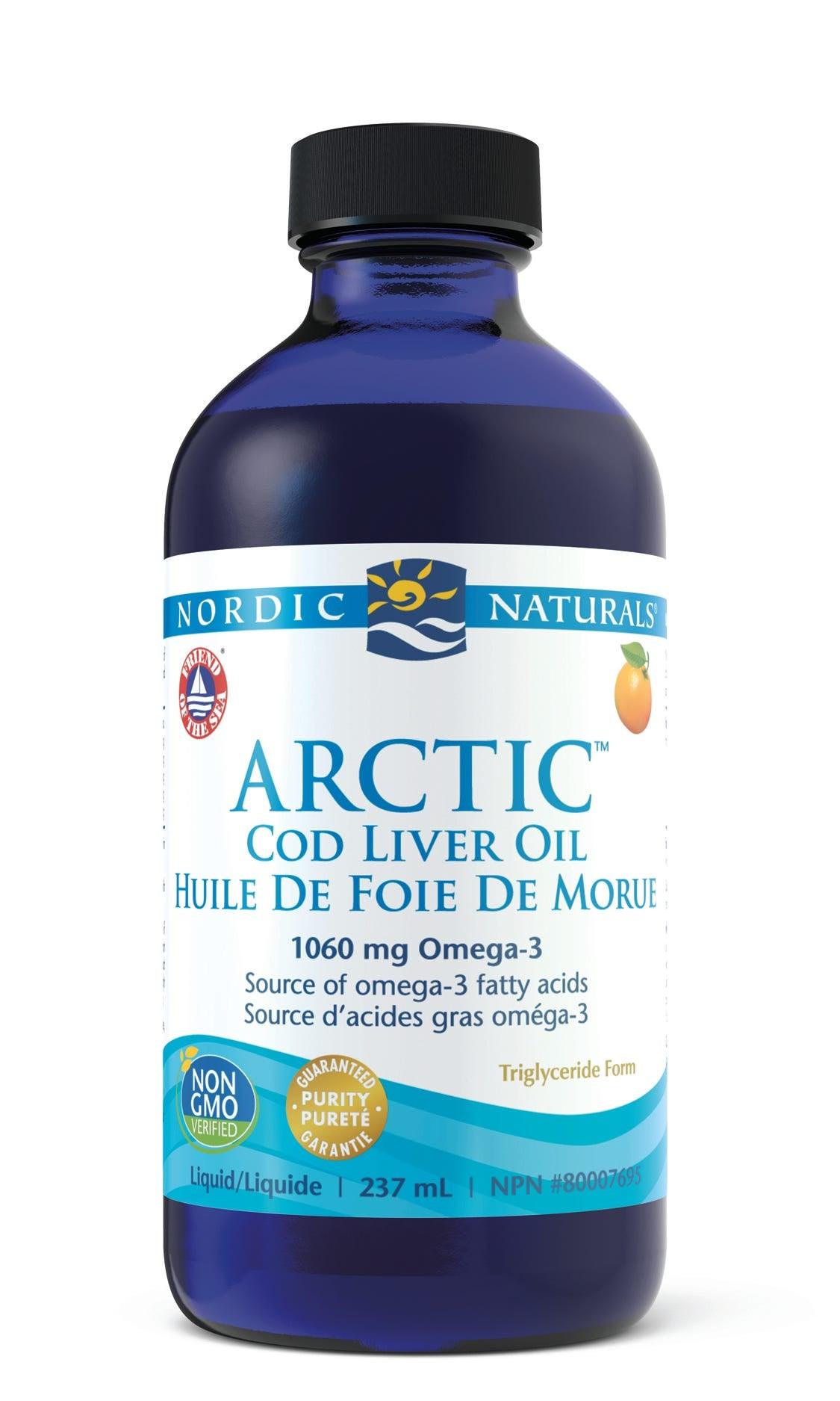 Nordic Naturals Cod Liver Oil Orange 237ml