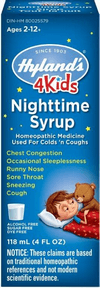 Hyland's Standard Homeopathic 4KIDS Nighttime Syrup 4 oz