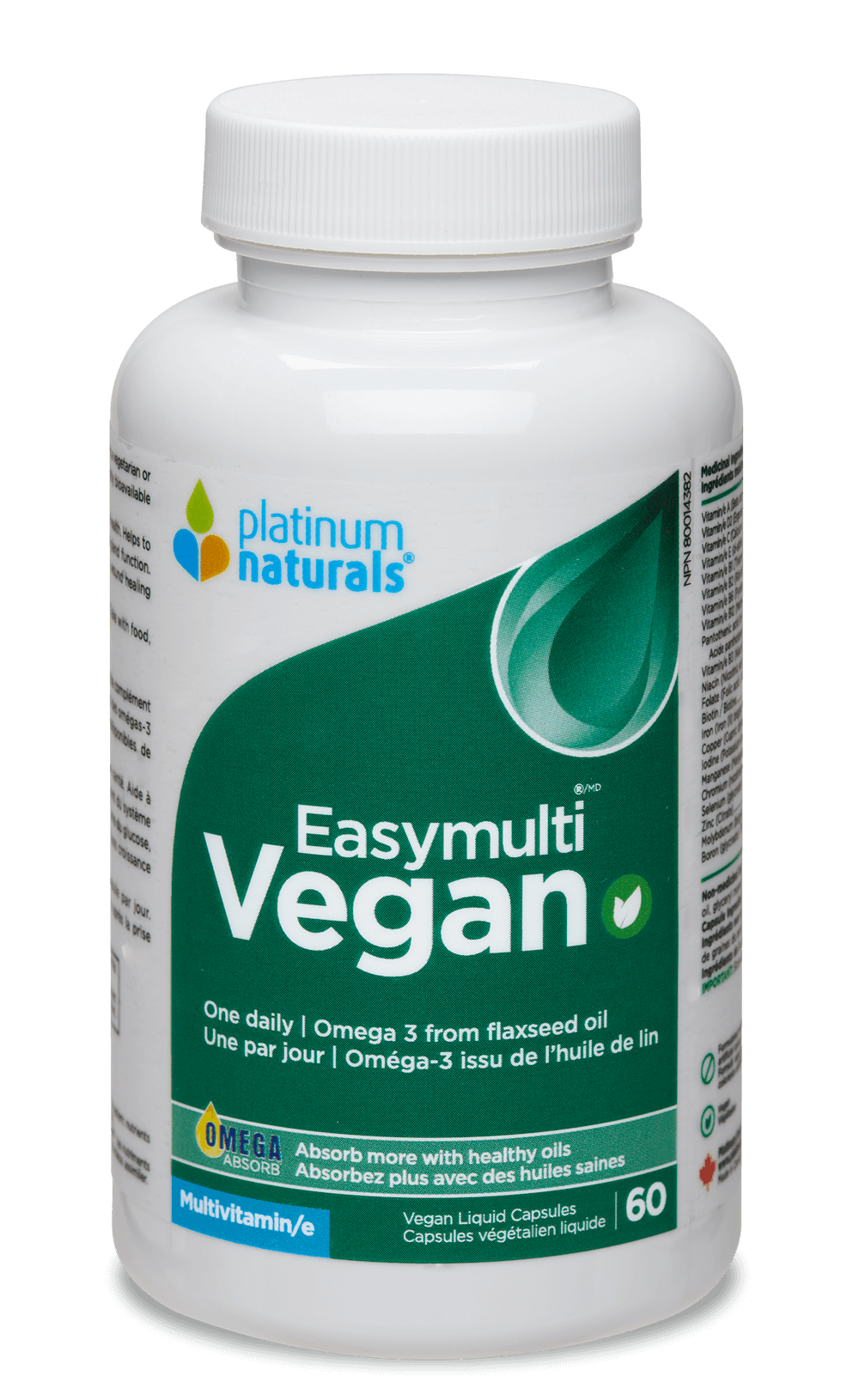 Platinum Naturals Easymulti Vegan (Multivitamin) - 60 Veg Capsules