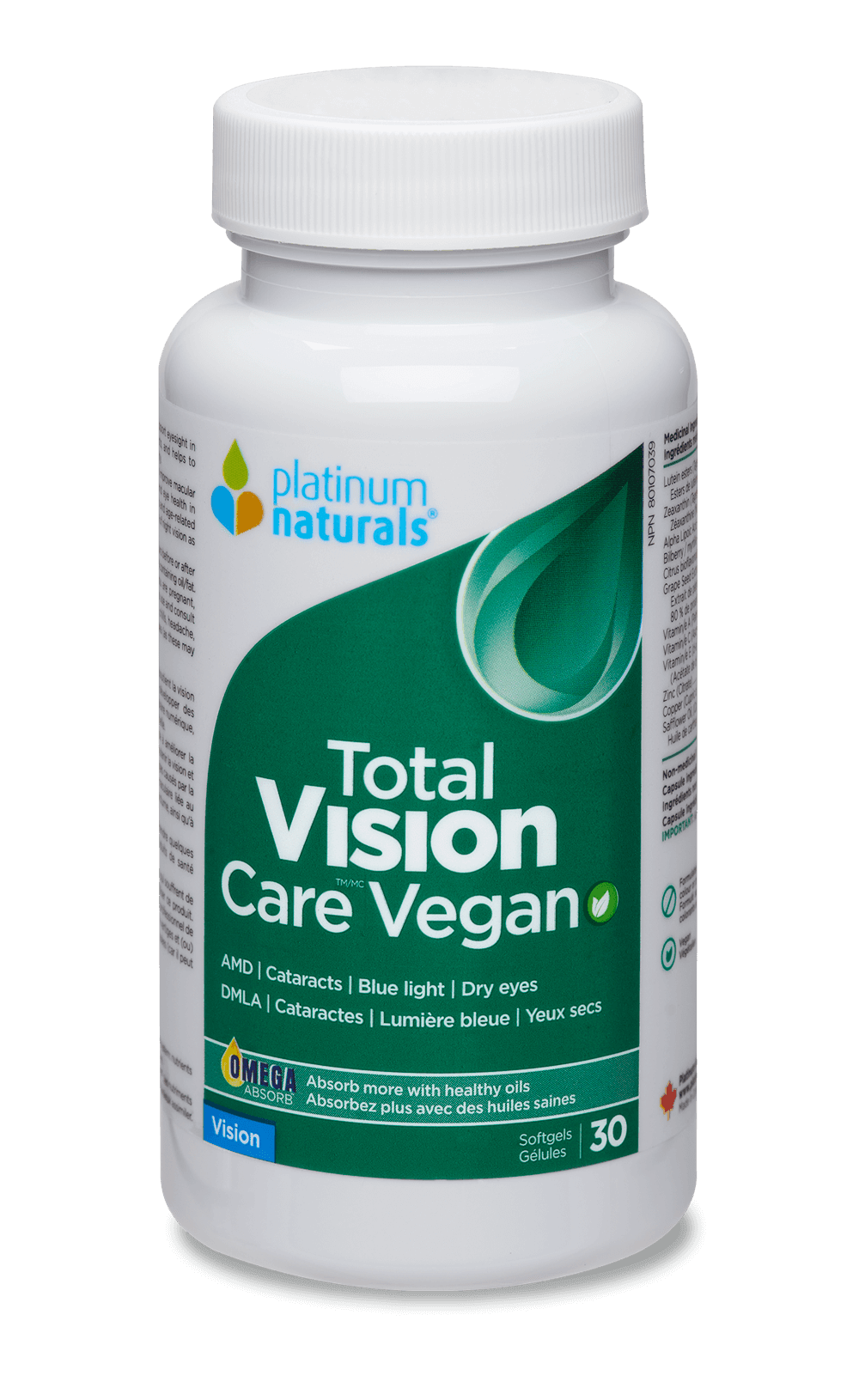 Platinum Naturals Total Vision Care 30c