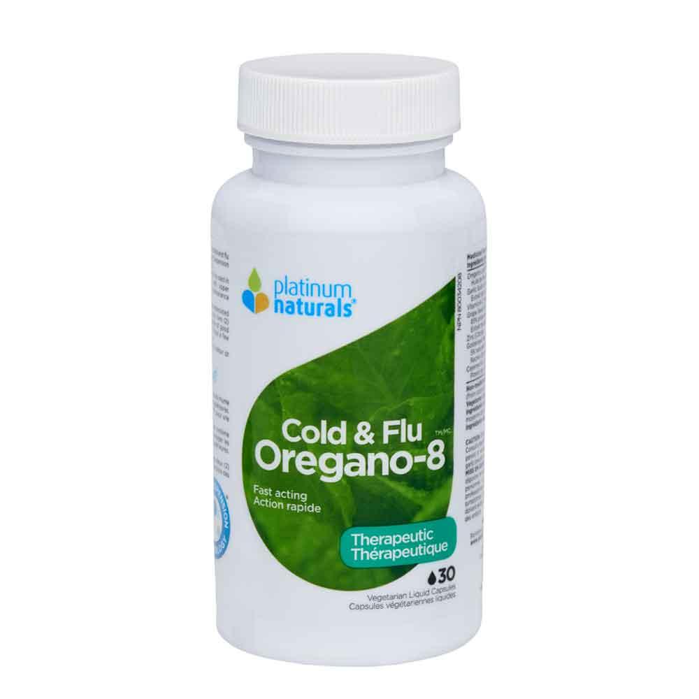 Platinum Naturals Oregano -8 Cold and Flu - 30 Veg Capsules