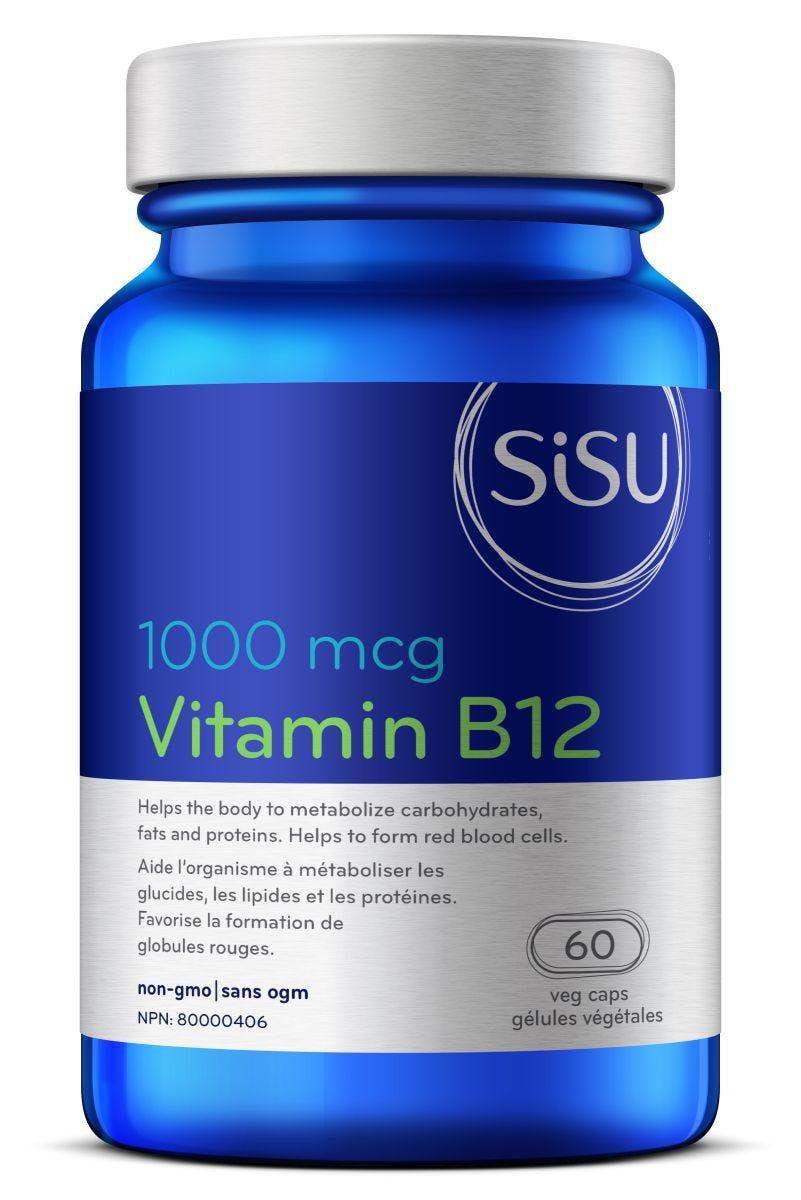 SISU B12 1000 mcg - cyanocobalamin 60 vcap