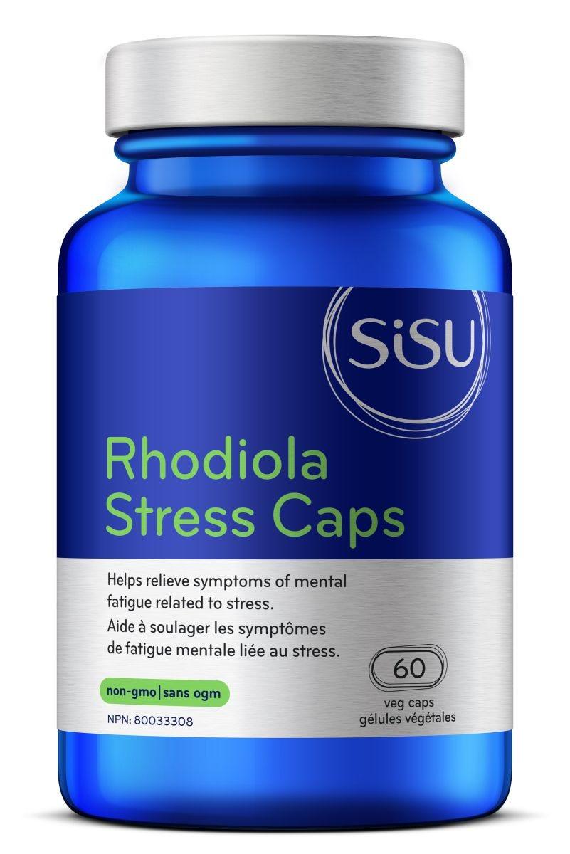 Sisu Rhodiola Stress Caps - 60 Veg Capsules