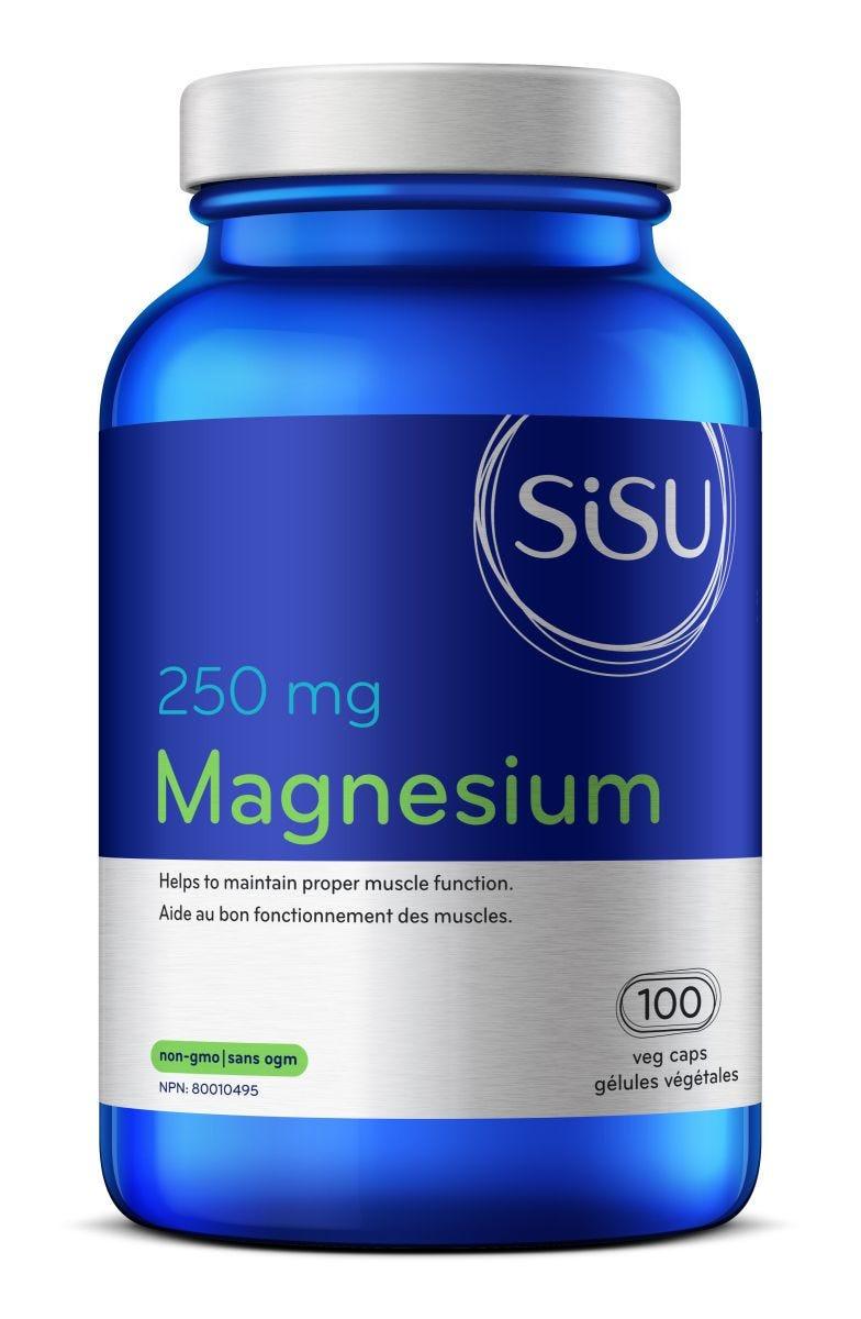 Sisu Magnesium 250mg - 100 Veg Capsules