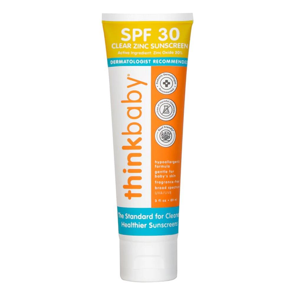 Thinkbaby SPF 30 Clear Zinc Sunscreen 89ml