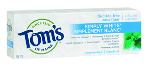 Tom's Simply White Toothpaste Peppermint 85ml