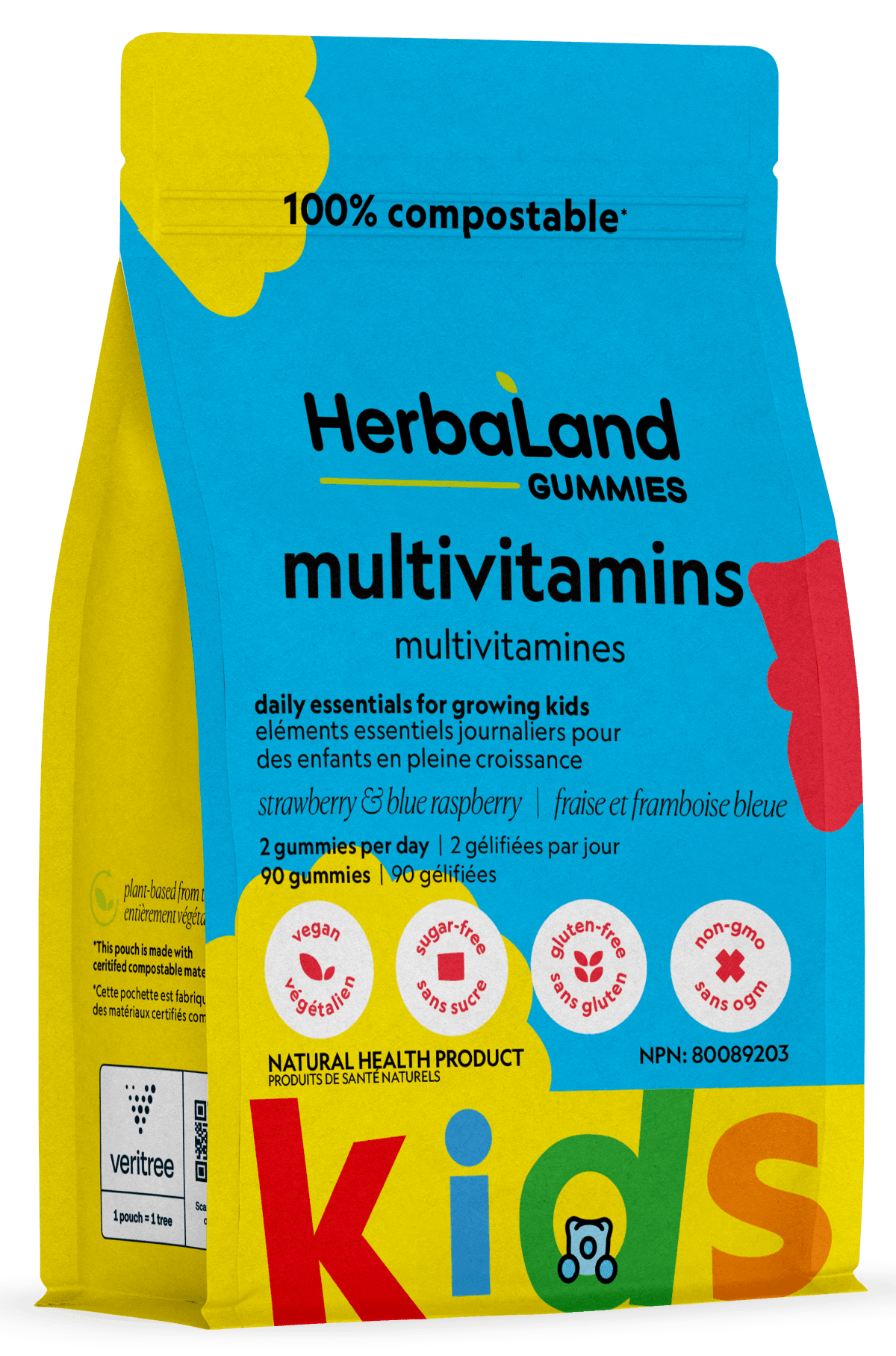 HerbaLand Kids Multivitamin Gummies 90 Gummies Online 