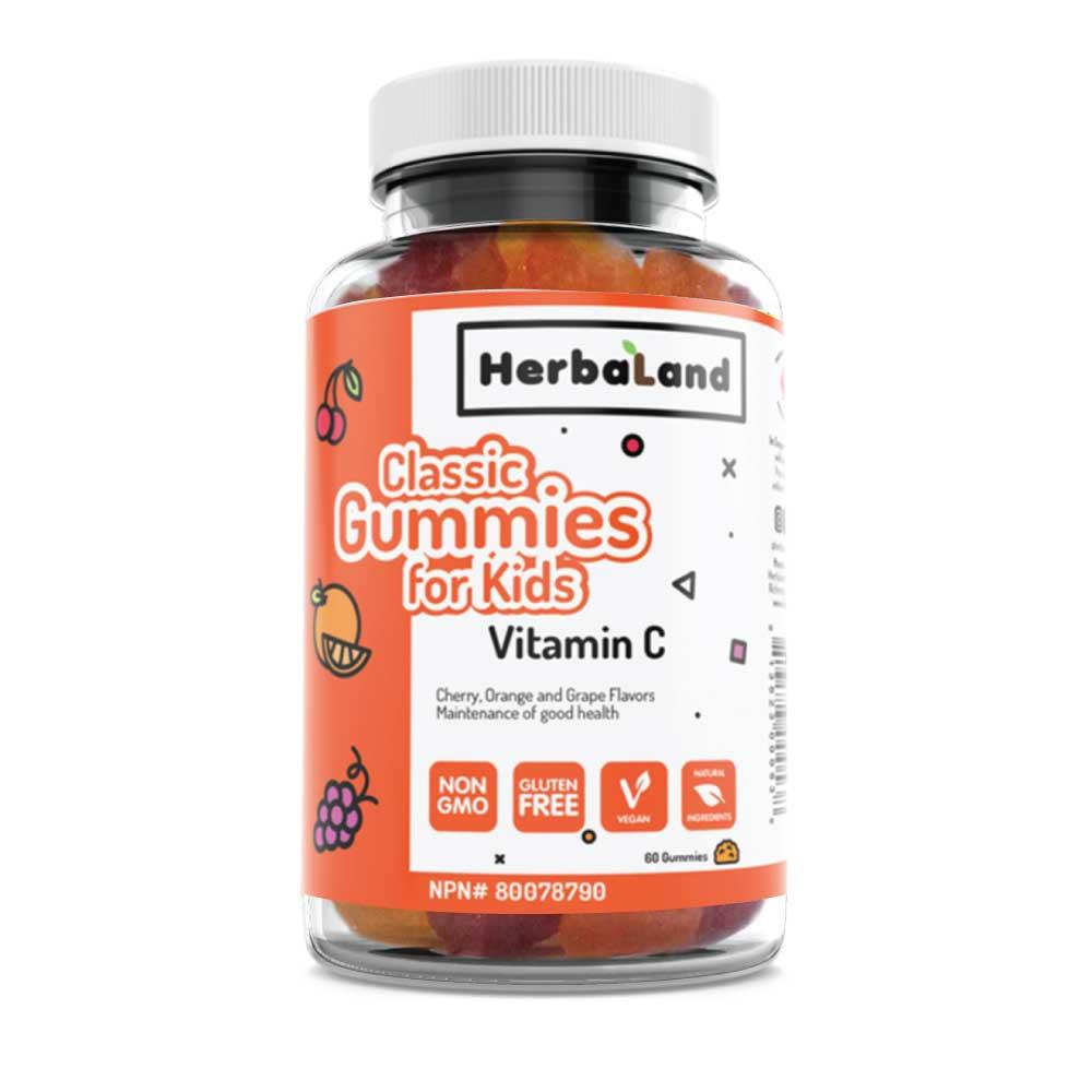 Herbaland Kids Vitamin C - 60 Gummy Vitamins