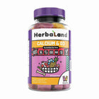 Herbaland Kids Vegan Calcium and Vitamin D3 - 90 Soft Gummies