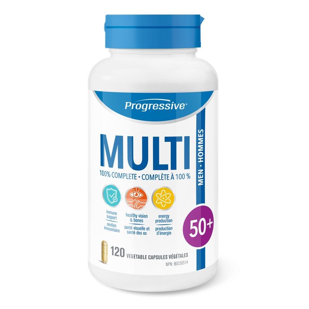 Progressive MultiVitamin Men 50+, 120 Veg Caps Online