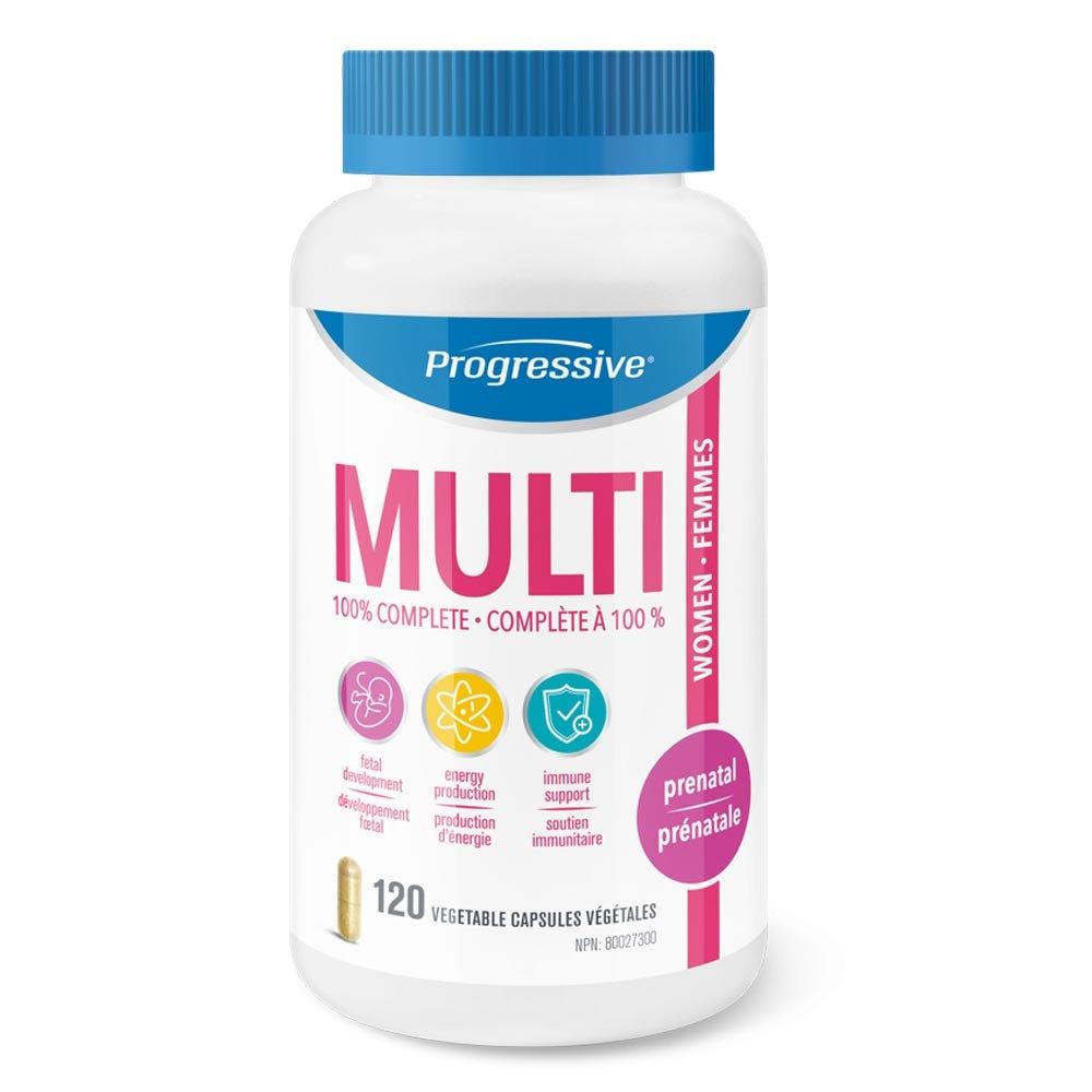 Progressive MultiVitamin Prenatal Formula 120c