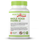 Healthology Whole Food Vitamin D 60 Veg Capsules