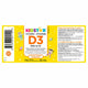 Image showing label of KidStar Vitamin D3 Spray Orange 52ml