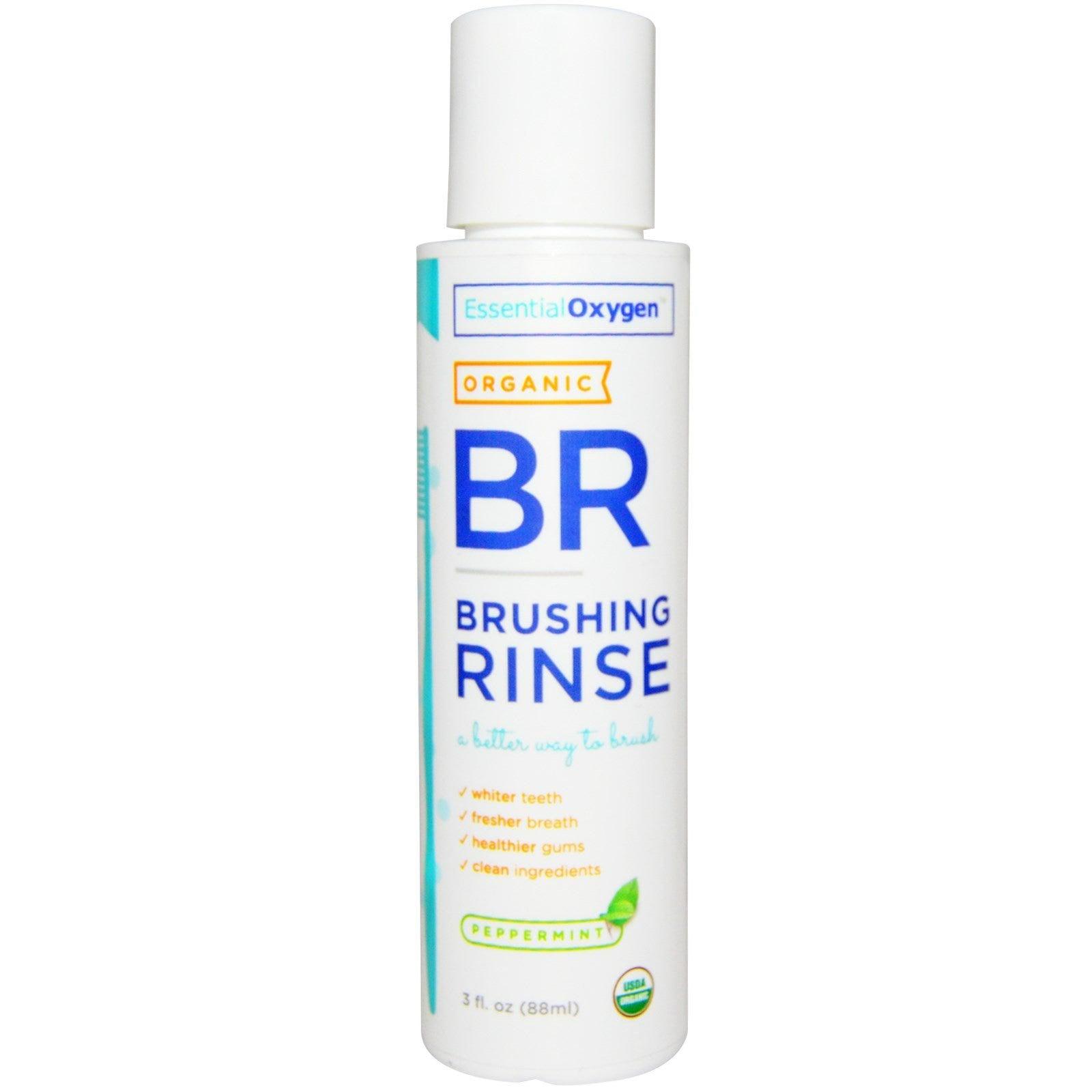 Essential Oxygen Peppermint Organic Brushing Rinse - 88ml