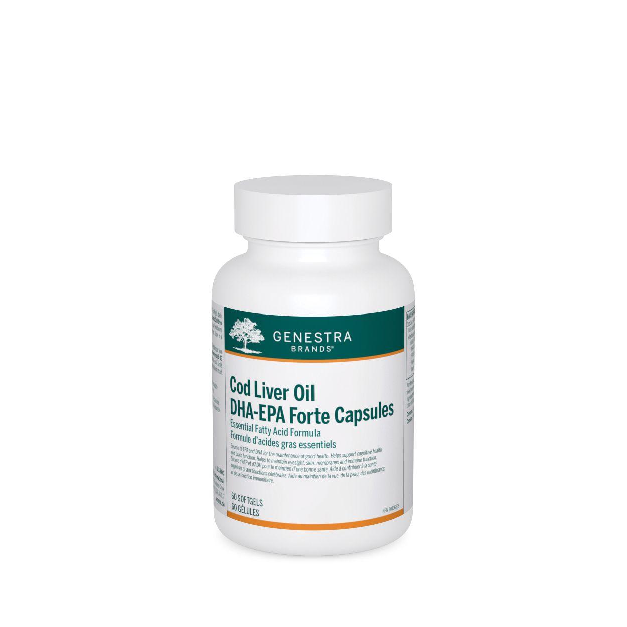 Genestra Brands Cod Liver Oil DHA-EPA Forte 60 Capsules