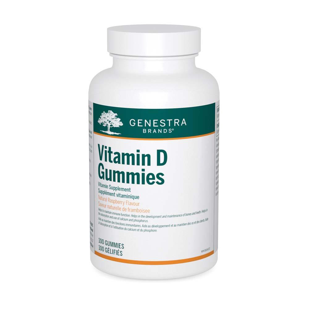 Image showing product of Genestra Vitamin D Gummies Raspberry 100ct