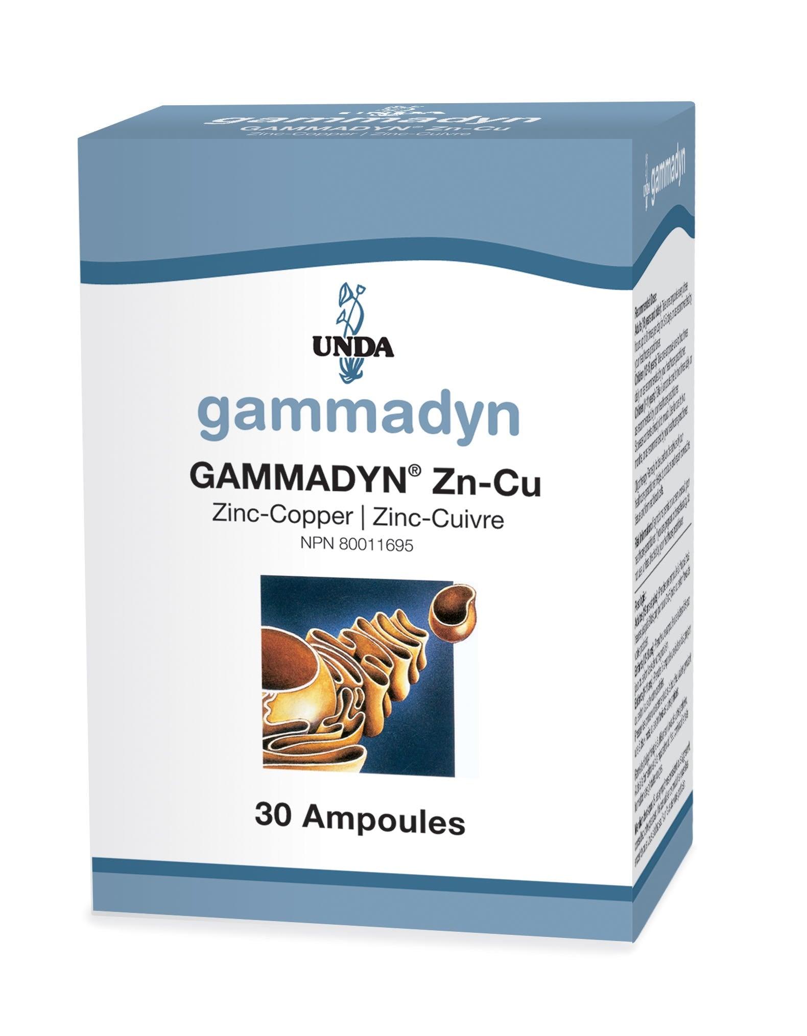 Unda Gammadyn Zn-Cu 30 Ampoules Online 