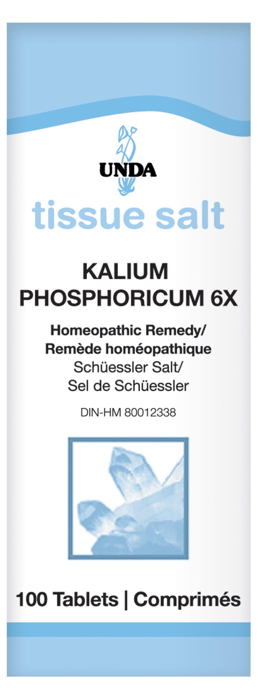 UNDA Kalium Phosphoricum 6X Salt 100t