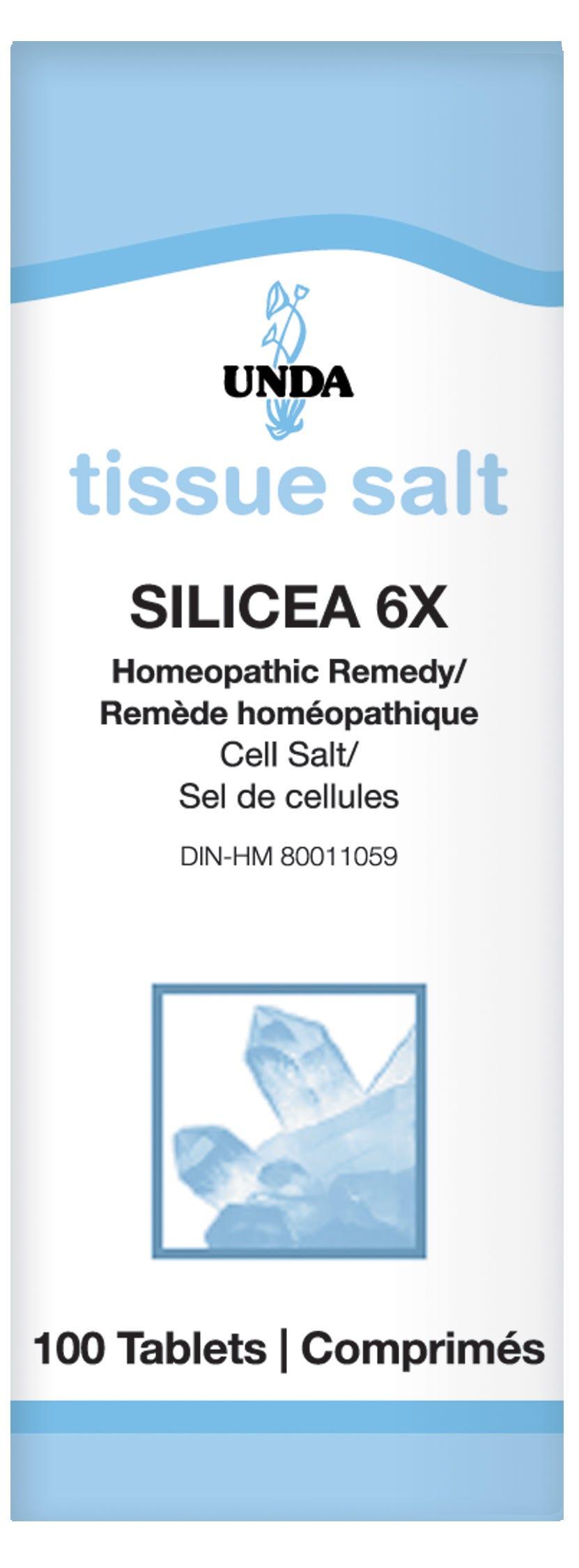 UNDA Silicea 6X Salt 100t