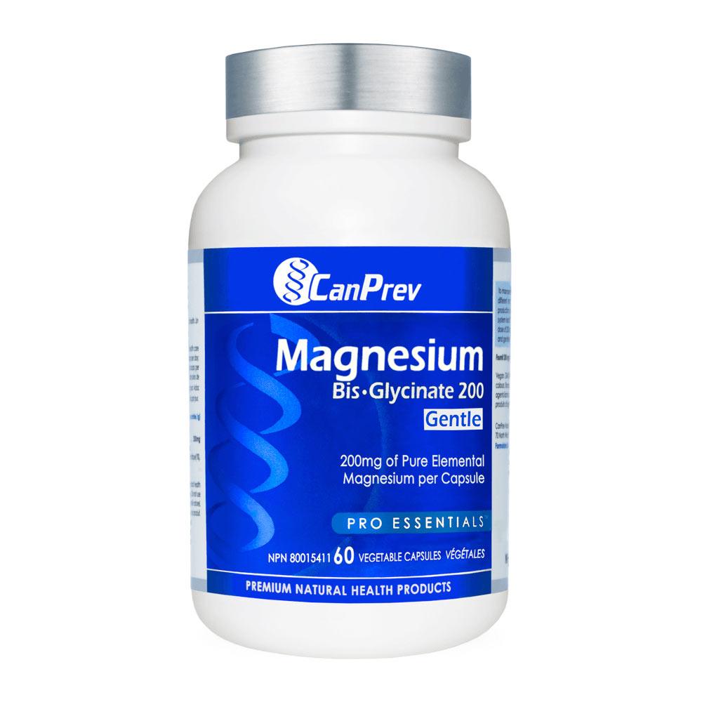 CanPrev Magnesium Bisglycinate Gentle 200mg 60ct