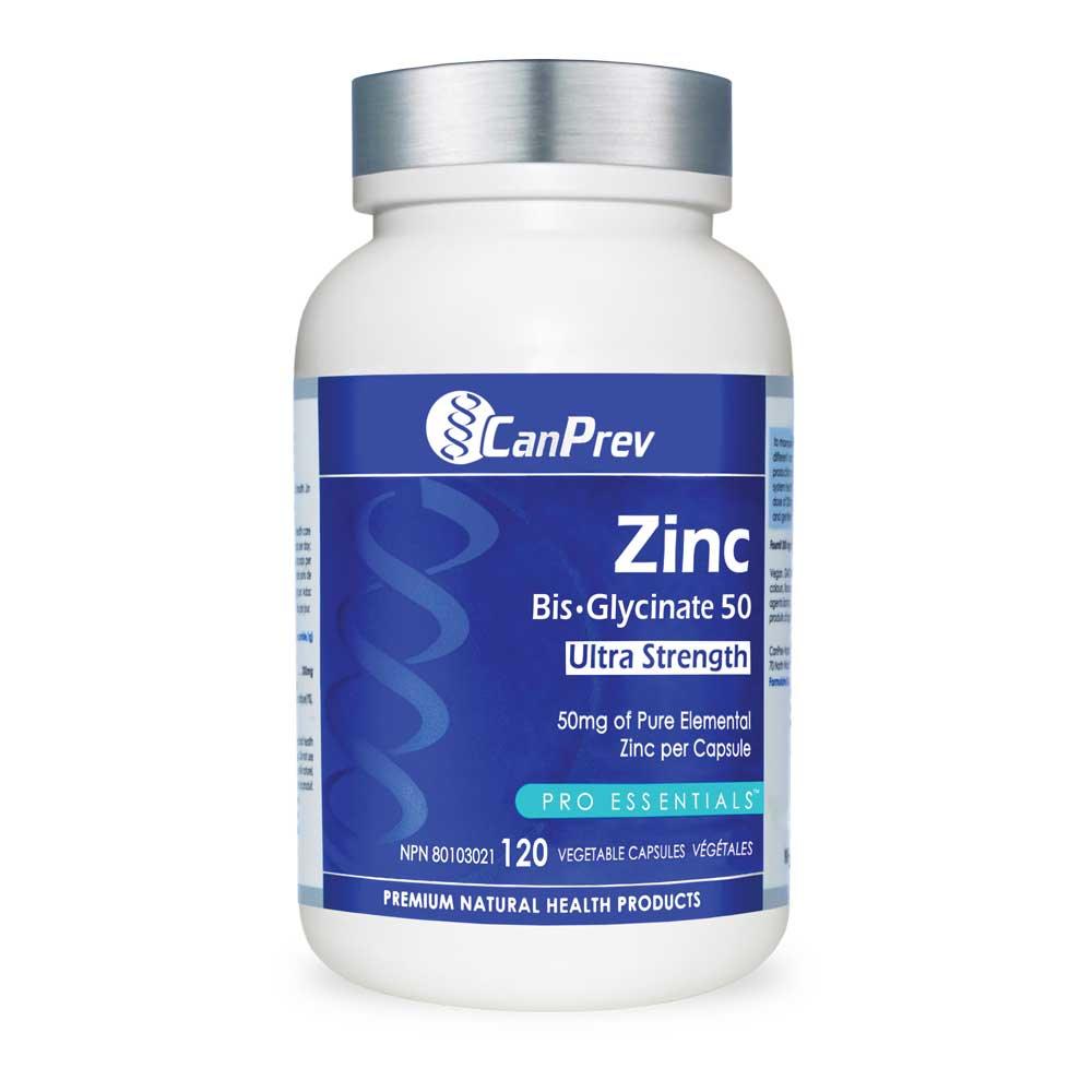 CanPrev Zinc Bis-Glycinate 50 120ct