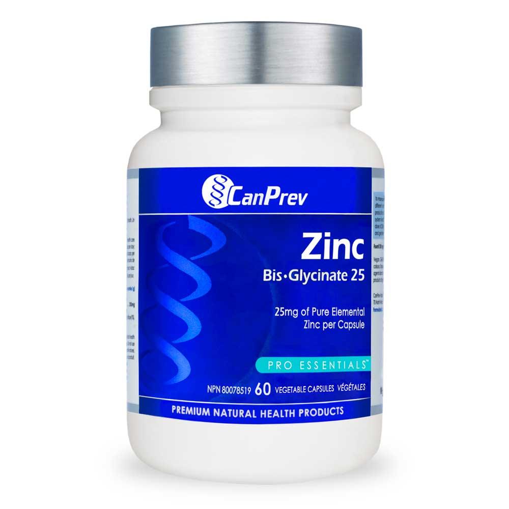 CanPrev Zinc Bis-Glycinate 25 60ct