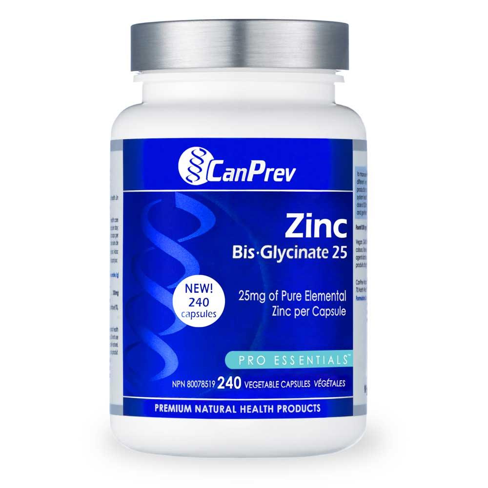 CanPrev Zinc Bis-Glycinate 25 240ct