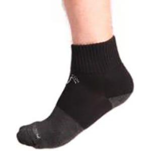 Incrediwear Above Ankle Sport Socks Black LG