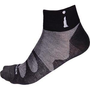 Incrediwear Sport Socks (Thin) Quarter Black SM