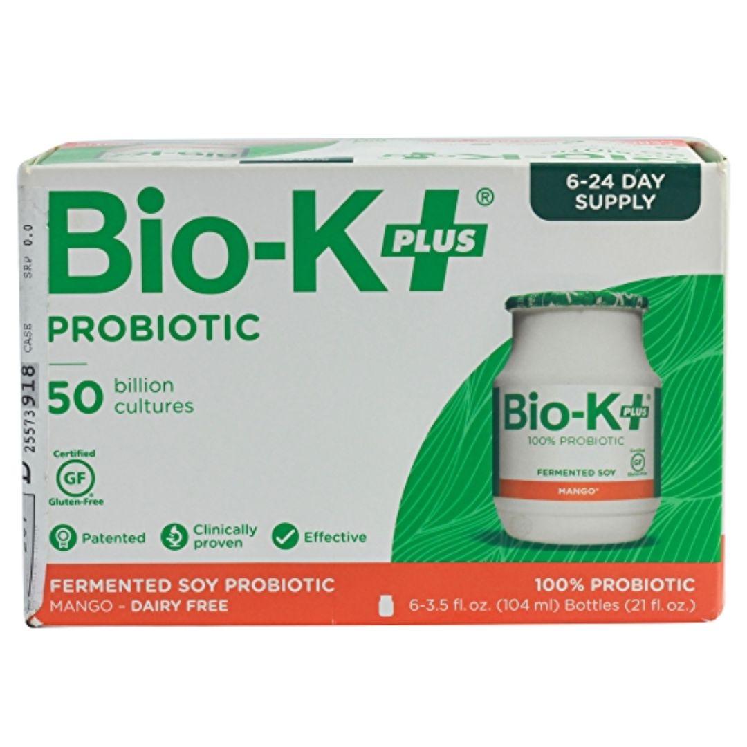 Bio-K+ Probiotic Fermented Soy Probiotic Mango 6 pack