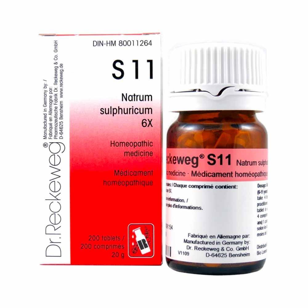 Dr. Reckeweg S11 Natrum sulphuricum 6X 200t