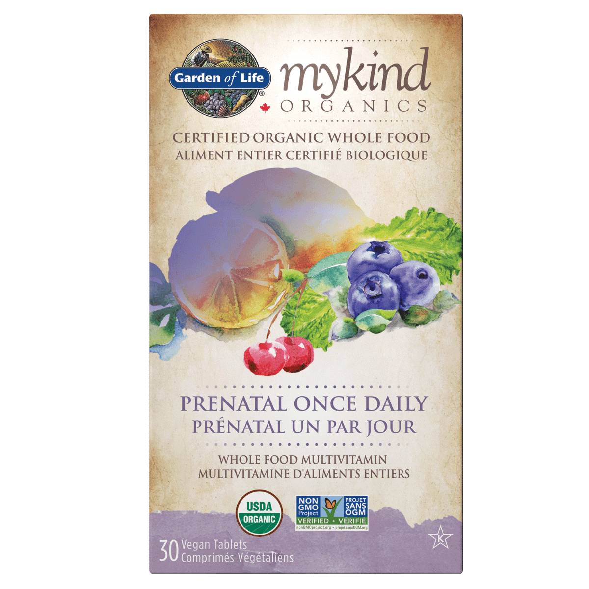 Garden of Life mykind Organics Multivitamin Prenatal 30t