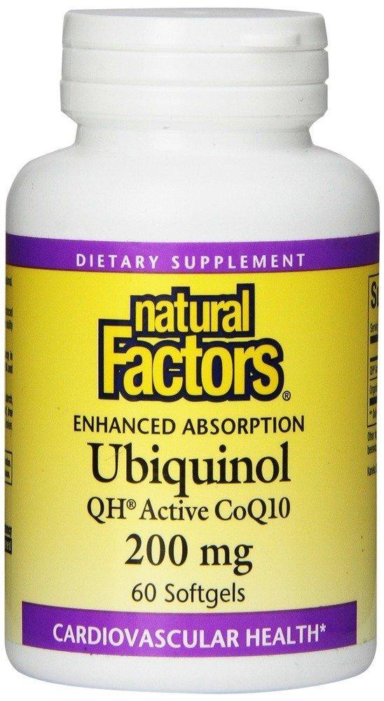 Natural Factors Ubiquinol Active CoQ10 200mg 60 Softgels Online