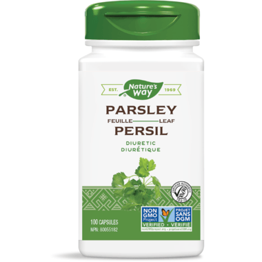 Nature's Way Parsley Leaf Supplement (Overall Health Support) - 100 Veg Capsules