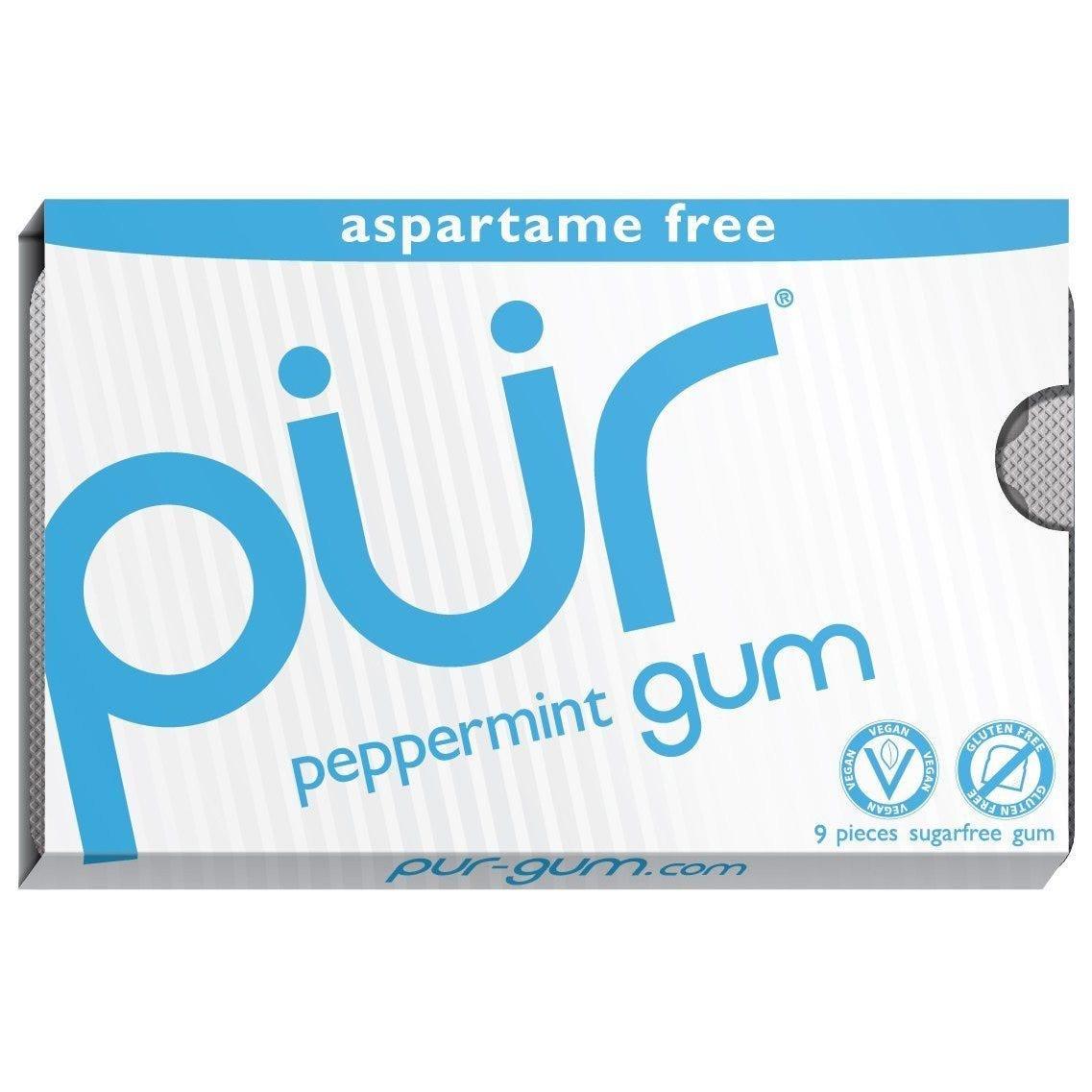 Pur Peppermint Gum 9Pcs
