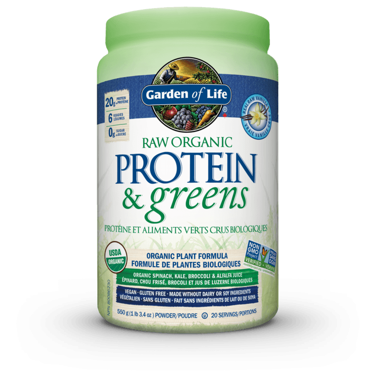 Garden of Life Raw Organic Protein & Greens Vanilla 550g