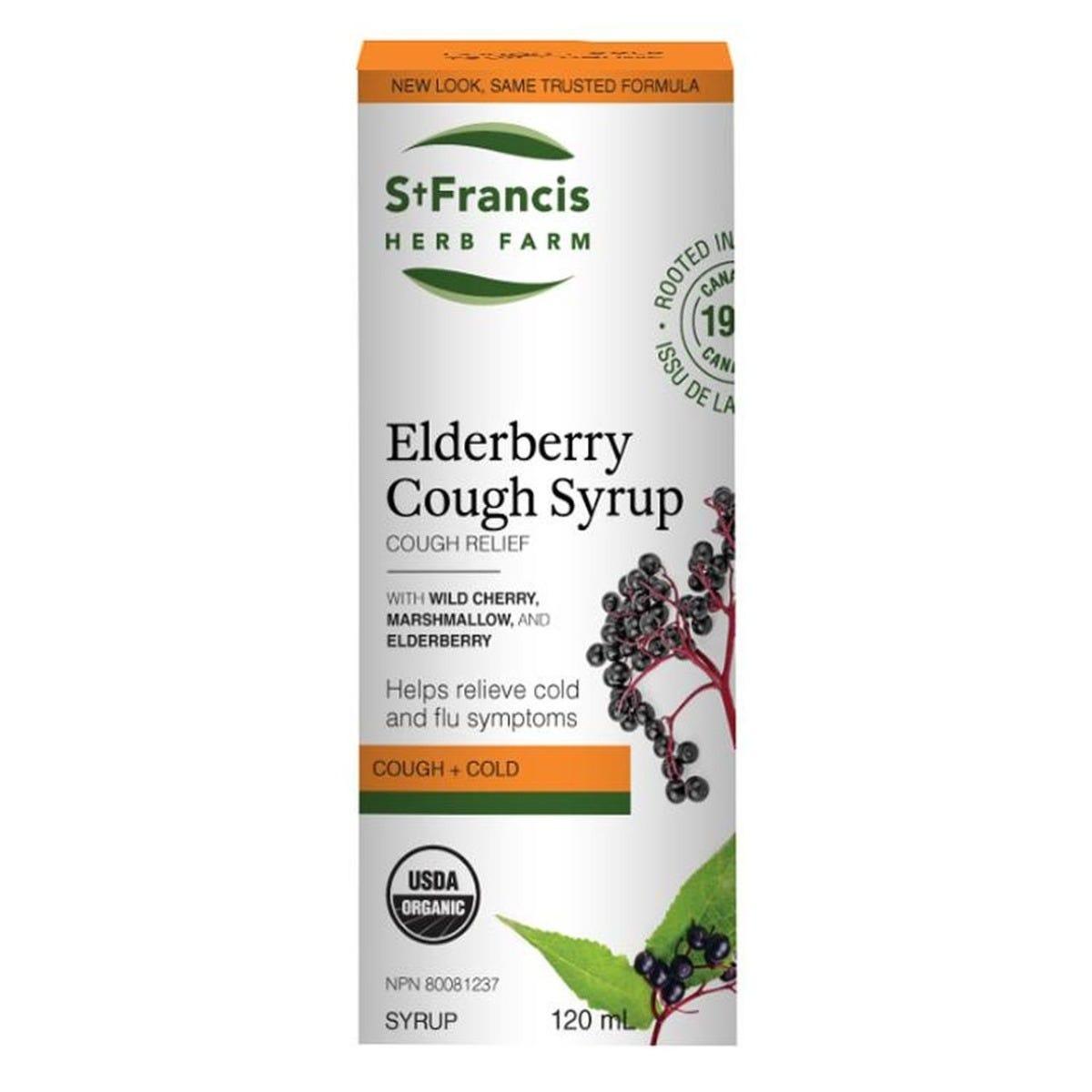St Francis Herb Farm - STOP IT COLD Elderberry Cough Syrup For Adults - 120ml