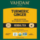 VAHDAM Teas - Turmeric Ginger Herbal Tea Tisane - 15 Tea Bags