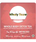 Dr. Miller's Wholy Tea Detox and Cleanse 30 Day Supply - 10 bags